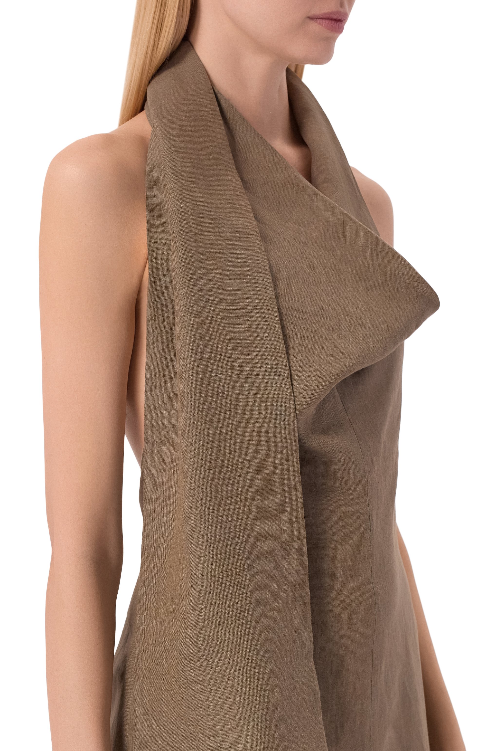 Льняное платье 12 STOREEZ, арт. 137506, фото 4