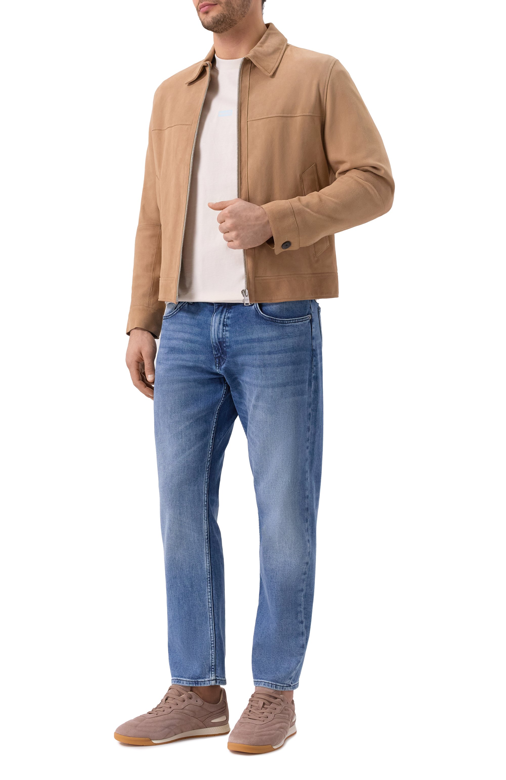 Замшевые кроссовки titanium BOSS, арт. 50536523, фото 2