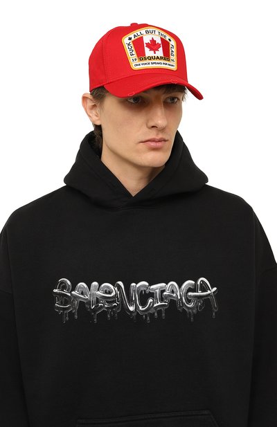 Хлопковая бейсболка DSQUARED2, арт. BCM4011 05C00001, фото 2