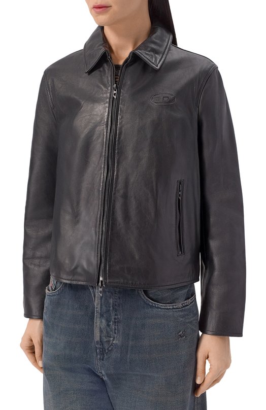 Кожаная куртка Diesel A21901/0AJIR Чёрный  A21901/0AJIR Фото 3