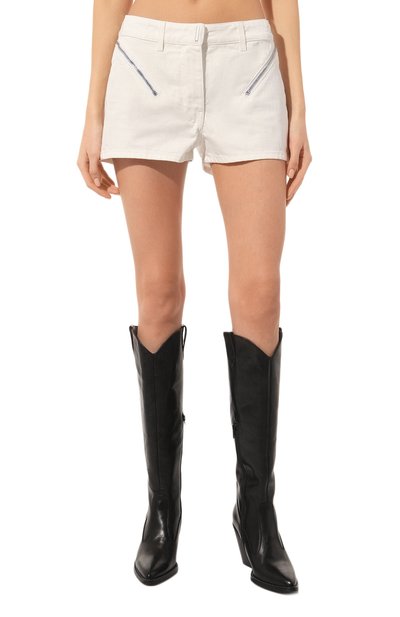 Джинсовые шорты GIVENCHY белого цвета по цене 99500 руб., арт. BW50R15/0K9100, фото 3 Джинсовые шорты GIVENCHY, арт. BW50R15/0K9100, фото 3