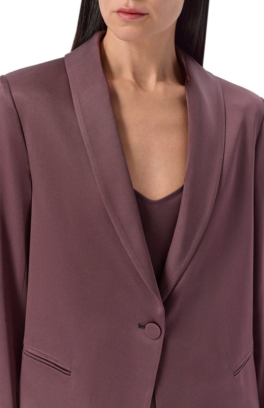 Атласный жакет Antonelli Firenze Q3773/355C Коричневый  Q3773/355C Фото 5