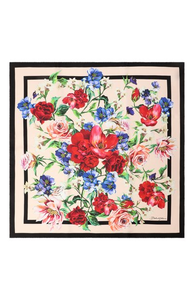 Шелковый платок DOLCE & GABBANA, арт. FN092R/GDC5G, фото 4