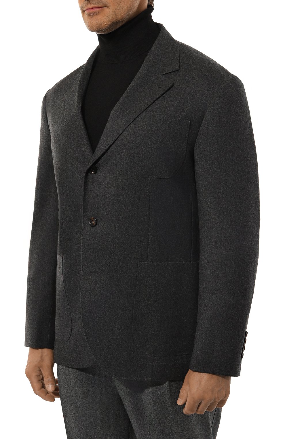 Шерстяной пиджак BRUNELLO CUCINELLI, арт. ME2267BND, фото 4