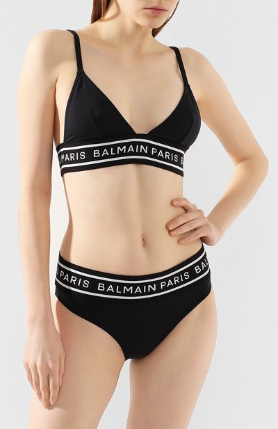 Раздельный купальник BALMAIN черного цвета по цене 44000 руб., арт. BPB840200, фото 2 Раздельный купальник BALMAIN, арт. BPB840200, фото 2