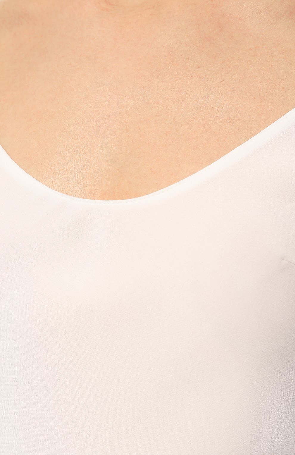 Шелковый топ CHAPURIN белого цвета по цене 38000 руб., арт. TP/19442/27878-м/SS23, фото 5 Шелковый топ CHAPURIN, арт. TP/19442/27878-м/SS23, фото 5