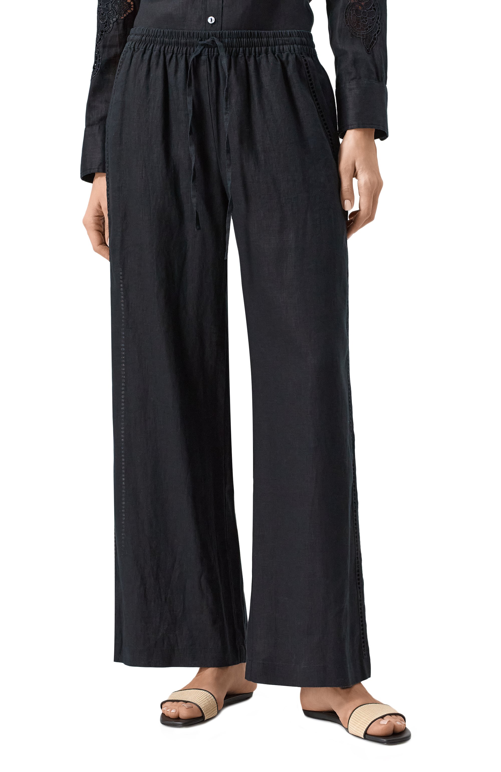 Льняные брюки P.A.R.O.S.H., арт. D230743, фото 3