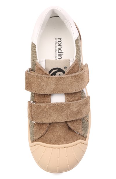 Кеды из кожи и текстиля RONDINELLA, арт. 11866-1F/6524/28-30, фото 4