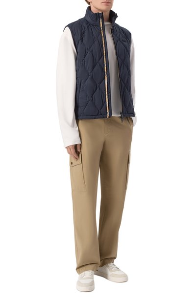 Мужские комбинированные кеды BURBERRY, арт. 8069089