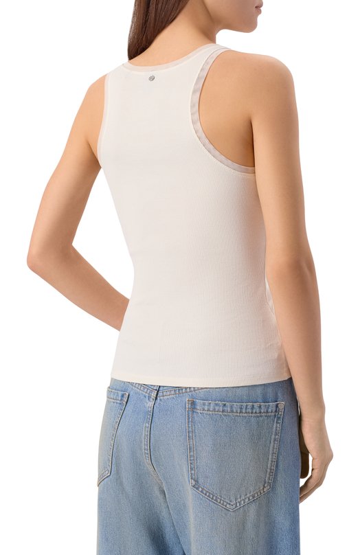 Хлопковая майка BOSS Orange 50553479 Белый  50553479 Фото 4