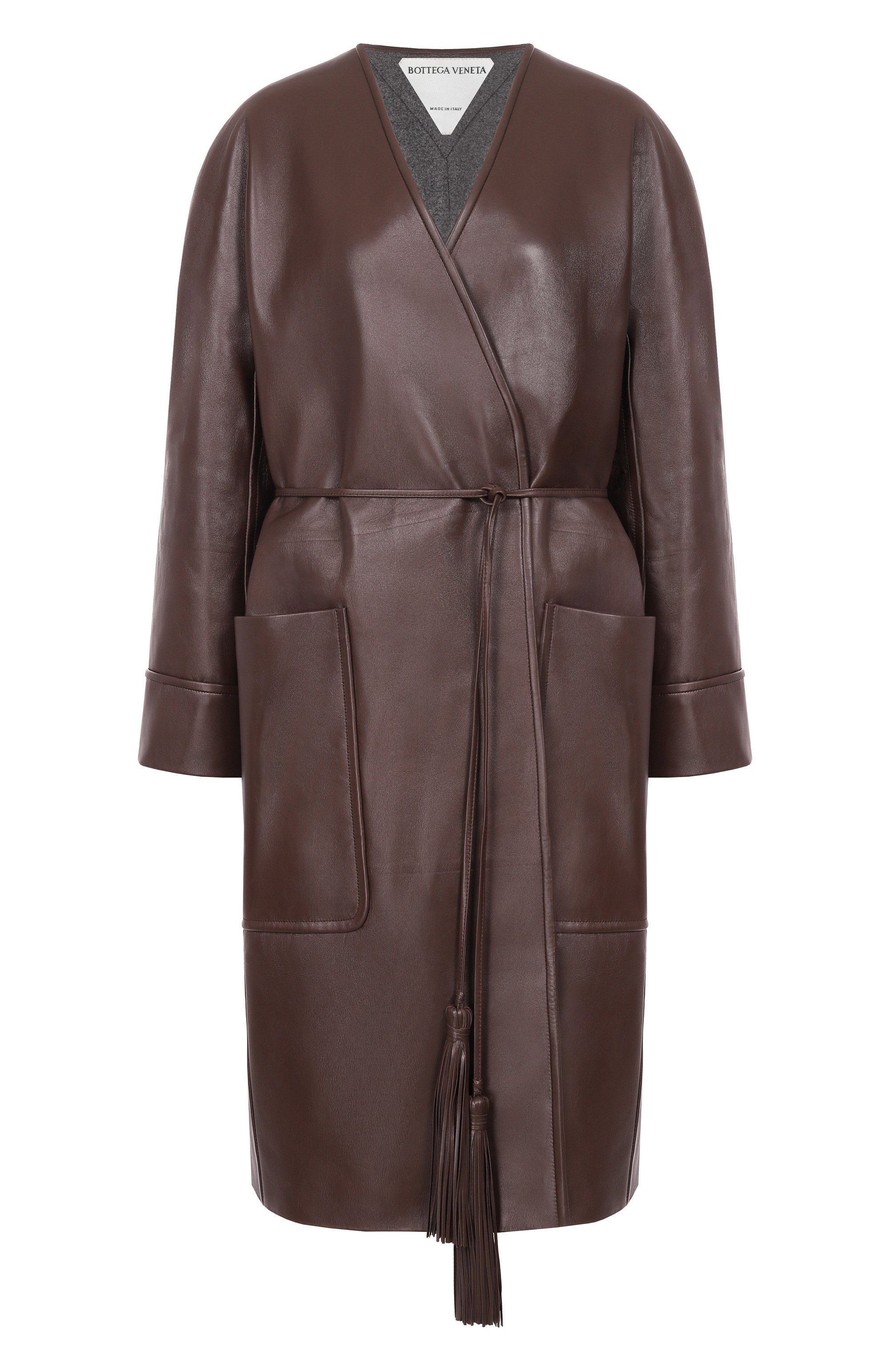 Кожаное пальто BOTTEGA VENETA, арт. 835292/V5BX0, фото 1