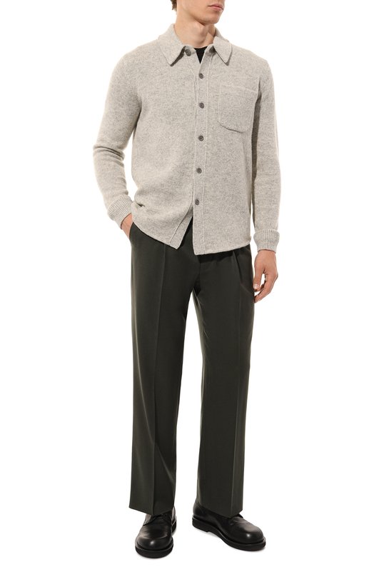 Шерстяные брюки Corneliani 944L26-9418111 Зелёный  944L26-9418111 Фото 2