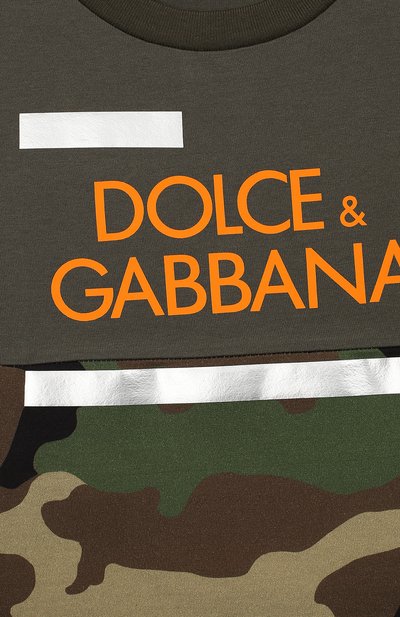 Хлопковая футболка DOLCE & GABBANA, арт. L4JT9H/G7RIP/2-6, фото 3