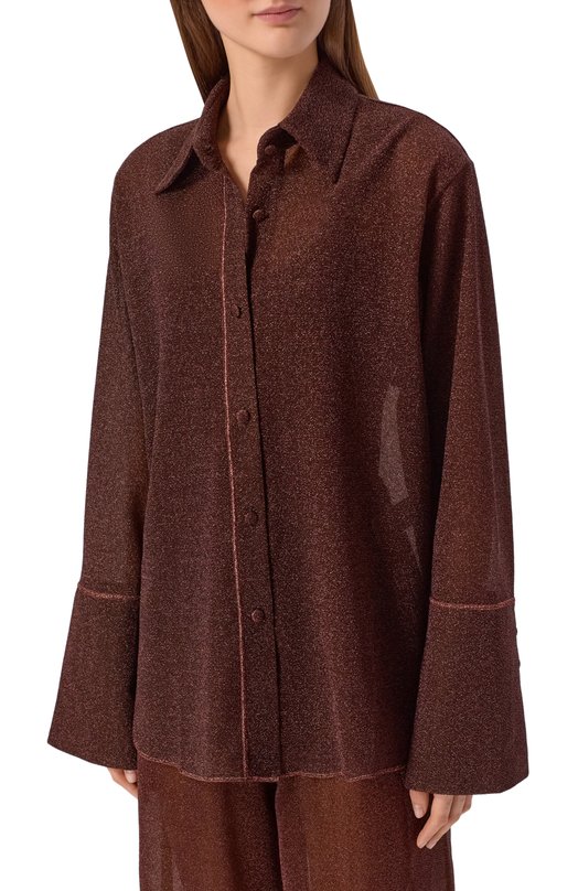 Блузка OSEREE LSF235/LUREX Коричневый  LSF235/LUREX Фото 3