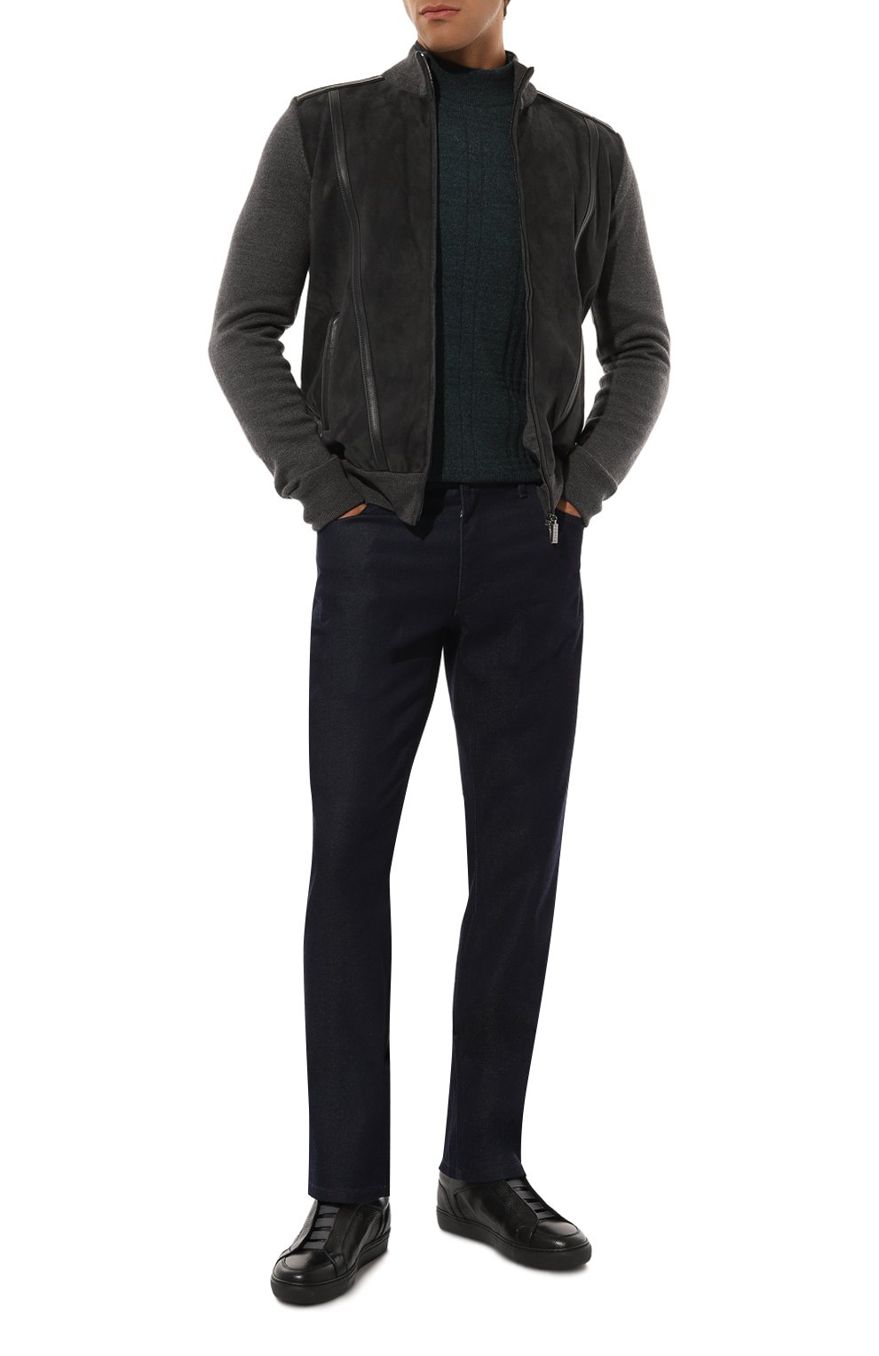 Кожаные кеды DOUCAL'S, арт. DU3218ERICPF718N, фото 2