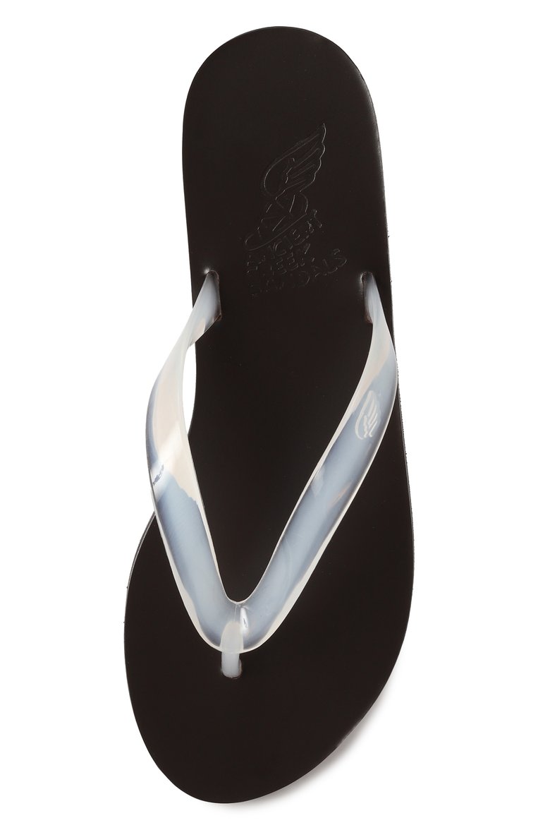 Женские шлепанцы saionara ANCIENT GREEK SANDALS прозрачного цвета, арт. SAI0NARA JELLY | Фото 6 (Материал внешний: Резина; Драгоценные камни: Проставлено; Материал сплава: Проставлено; Подошва: Плоская)