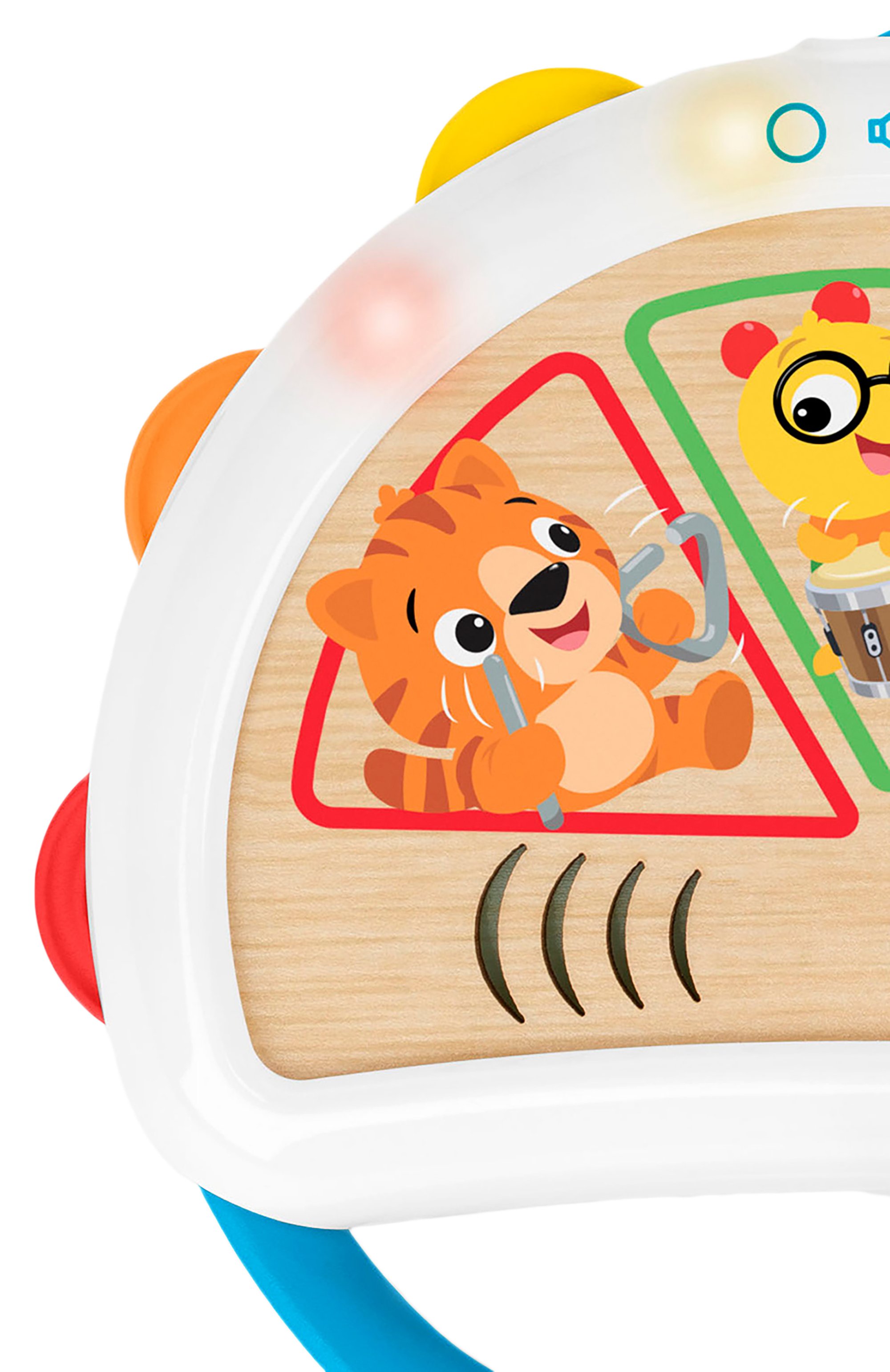 Музыкальная игрушка бубен HAPE разноцветного цвета по цене 3860 руб., арт. 800916_HP, фото 2 Музыкальная игрушка бубен HAPE, арт. 800916_HP, фото 2