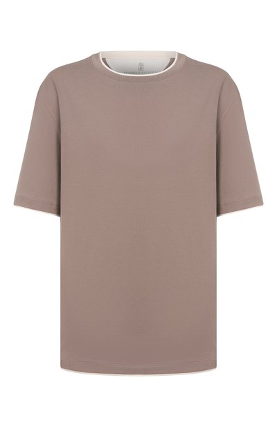 Хлопковая футболка BRUNELLO CUCINELLI, арт. M0B137427W, фото 1