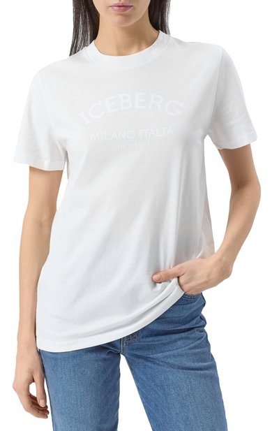 Хлопковая футболка ICEBERG, арт. F021/6325, фото 3