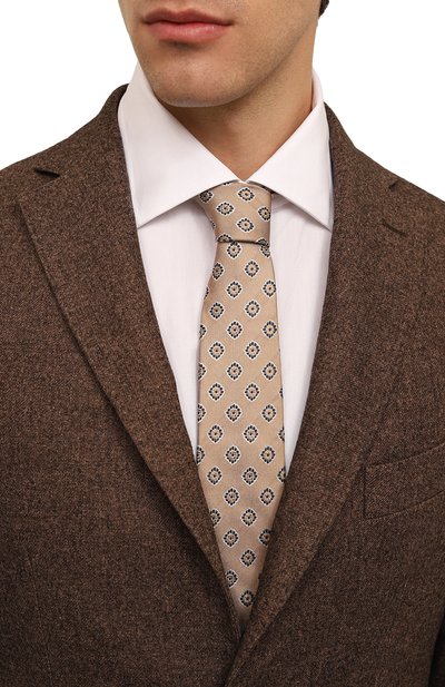 Шелковый галстук LUIGI BORRELLI, арт. CR456013, фото 2