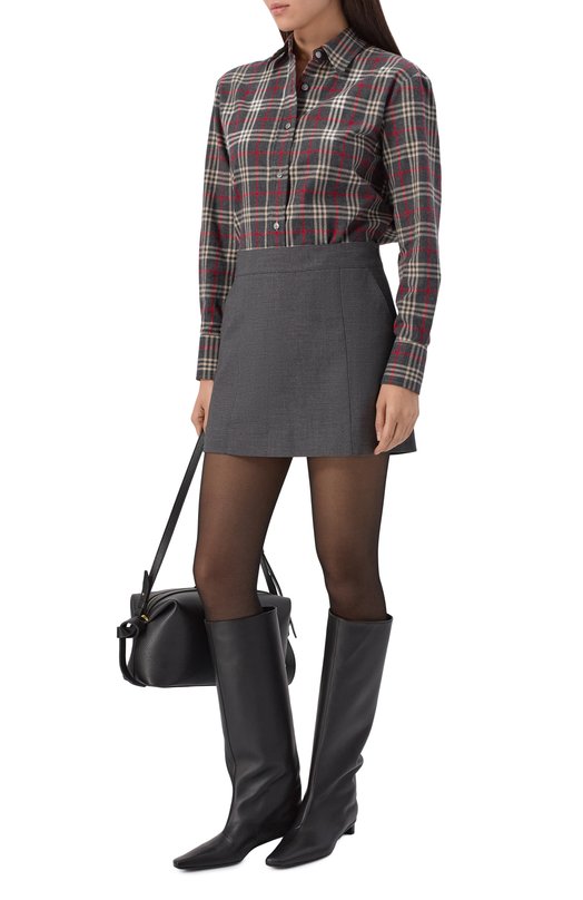 Хлопковая рубашка Academia SILVY/75DM2 Серый  SILVY/75DM2 Фото 2