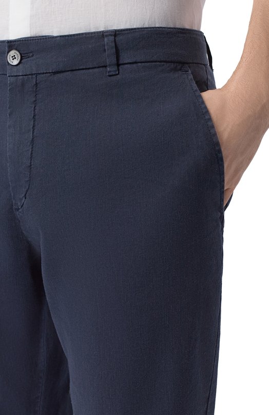 Брюки изо льна и хлопка Bogner 18417335 Синий  18417335 Фото 5