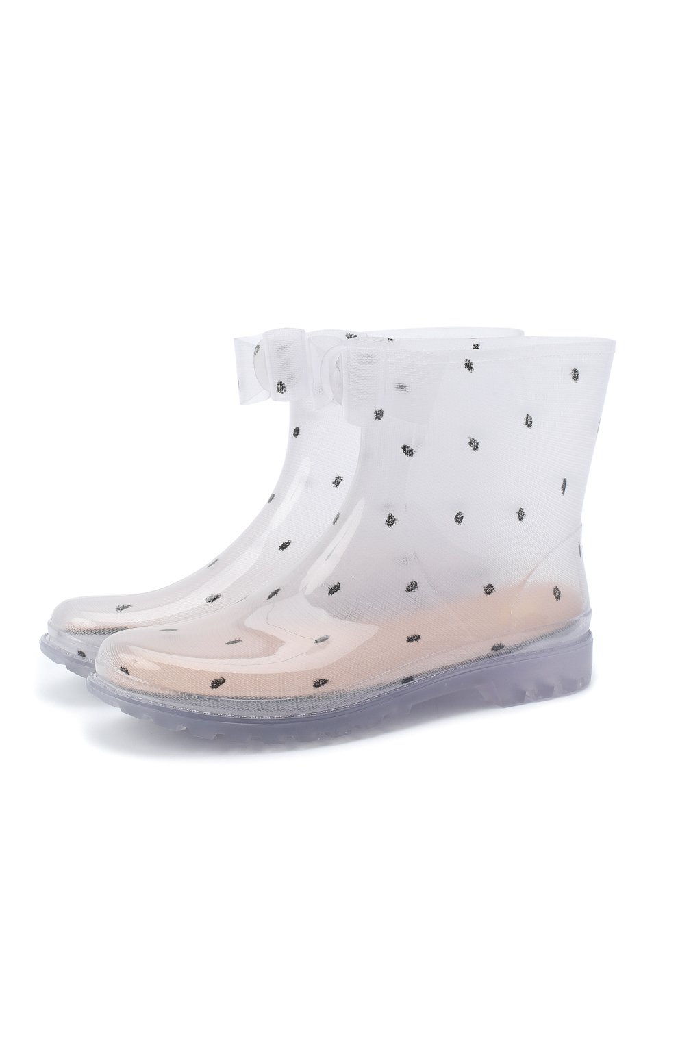 Резиновые сапоги REDVALENTINO белого цвета по цене 27450 руб., арт. UQ2S0D61/UAU, фото 1 Резиновые сапоги REDVALENTINO, арт. UQ2S0D61/UAU, фото 1