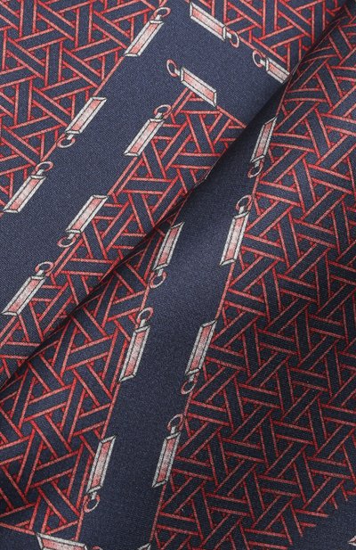 Шелковый платок ZILLI синего цвета по цене 8995 руб., арт. 51603/HANDKERCHIEF, фото 2 Шелковый платок ZILLI, арт. 51603/HANDKERCHIEF, фото 2