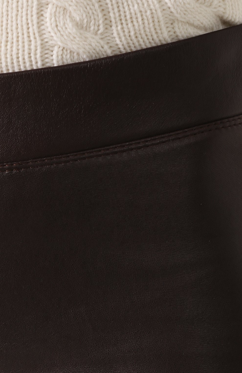 Кожаные легинсы BRUNELLO CUCINELLI, арт. M0V32P7243, фото 5