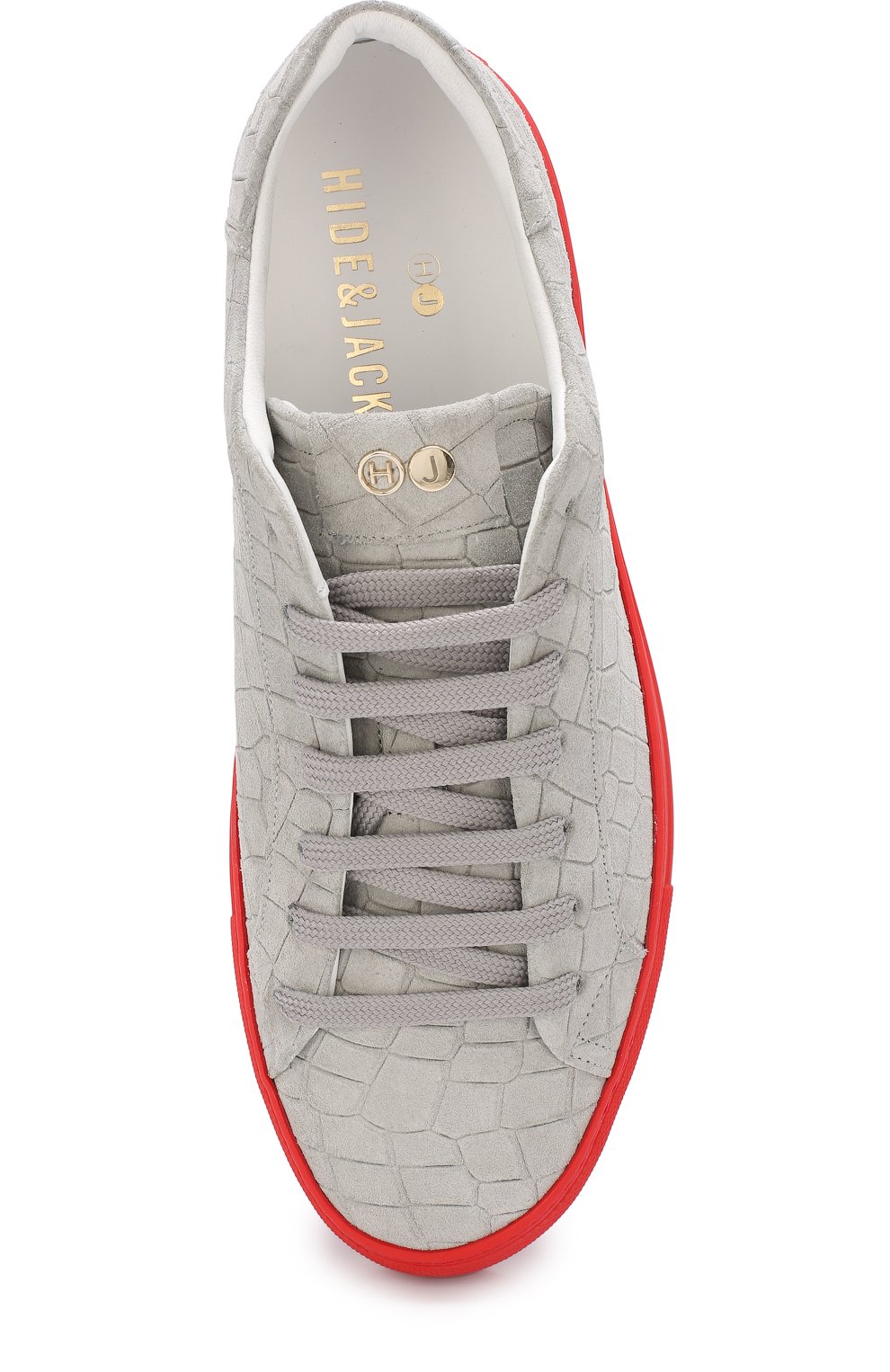 Замшевые кеды HIDE AND JACK, арт. CRCLGRYRED, фото 5