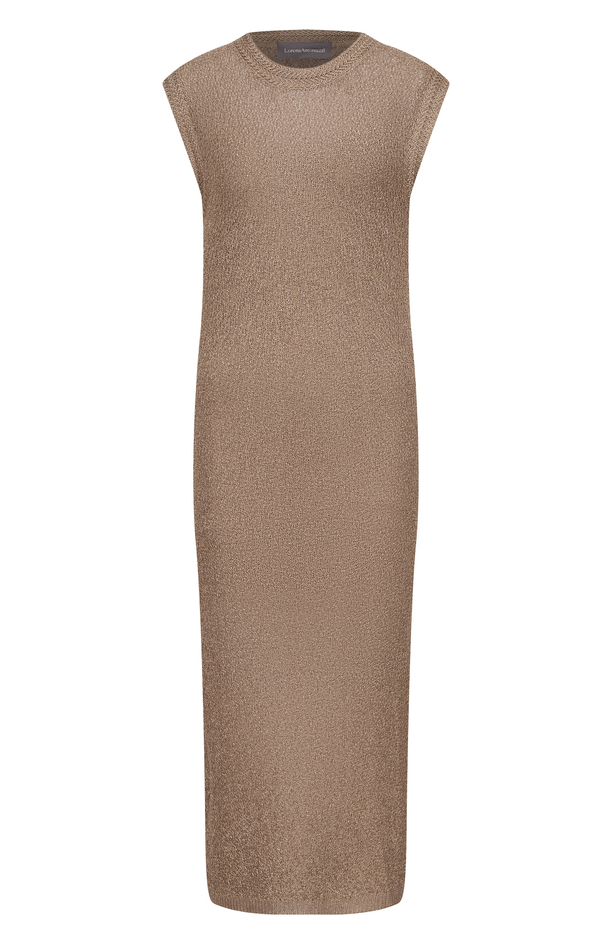 Платье LORENA ANTONIAZZI темно-бежевого цвета по цене 79950 руб., арт. E26116AM08A/2435, фото 1 Платье LORENA ANTONIAZZI, арт. E26116AM08A/2435, фото 1
