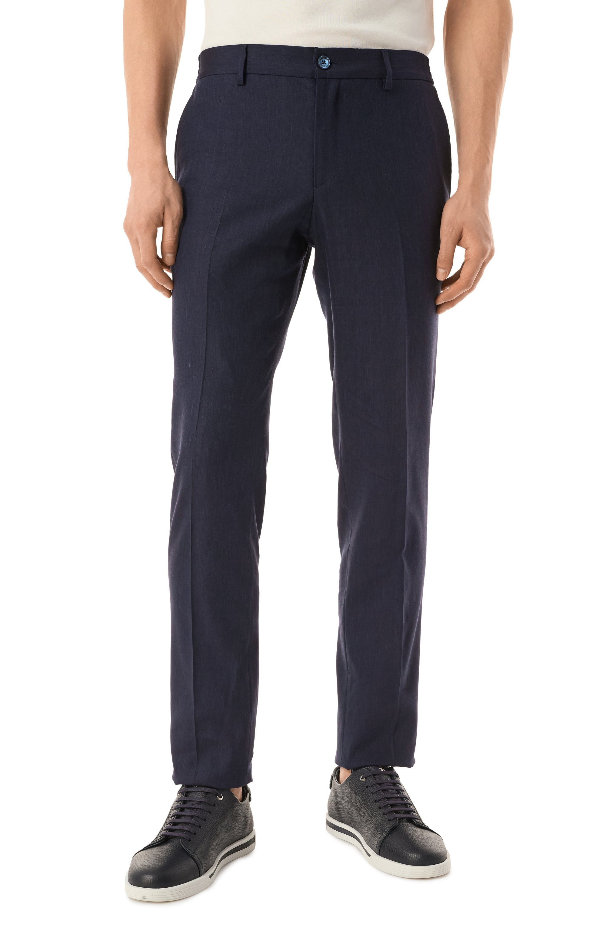 Брюки изо льна и шерсти STEFANO RICCI, арт. M1T8000006/WL003L, фото 3