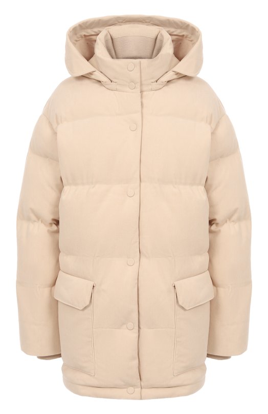 Вельветовый пуховик Addicted MD224-1 Бежевый MD224-1