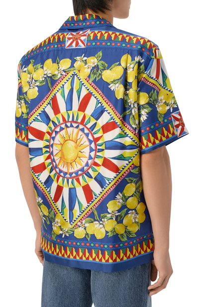 Шелковая рубашка DOLCE & GABBANA, арт. G5JH9T/HI14K, фото 4