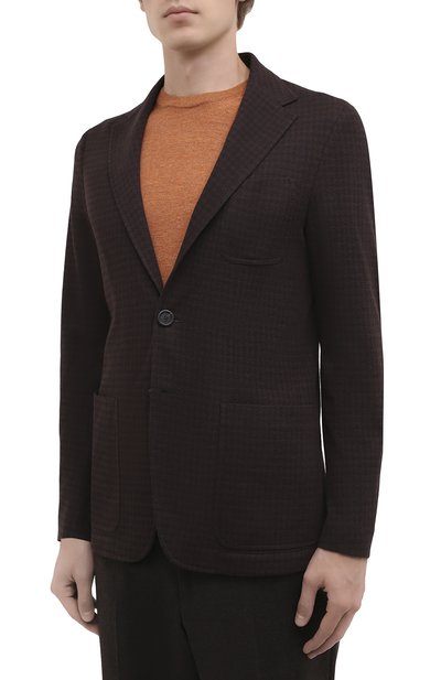 Пиджак из хлопка и шерсти CANALI, арт. W0146/WJ01793, фото 3