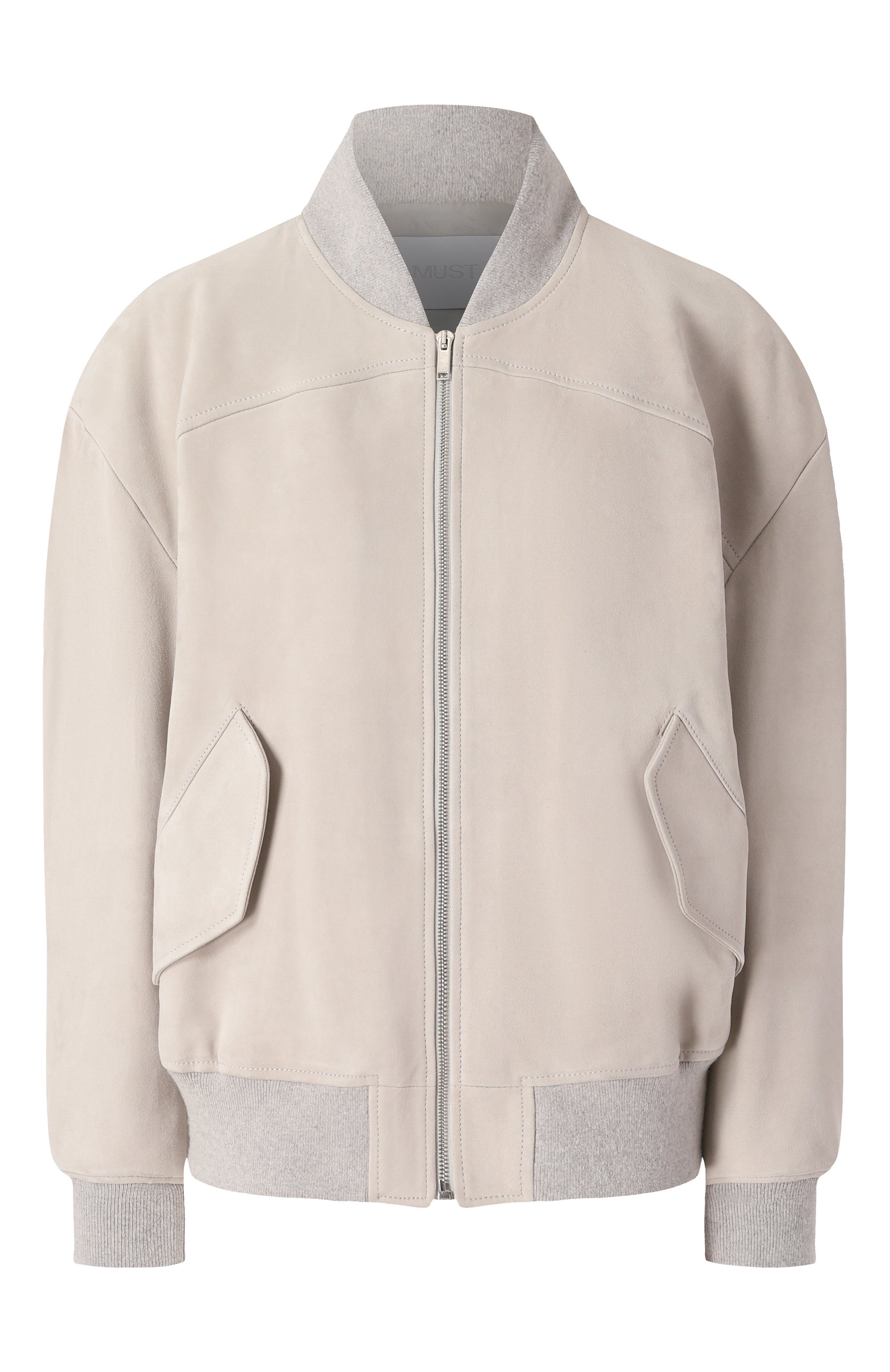 Замшевый бомбер MVST, арт. SUEDE LEATHER B0MBER, фото 1