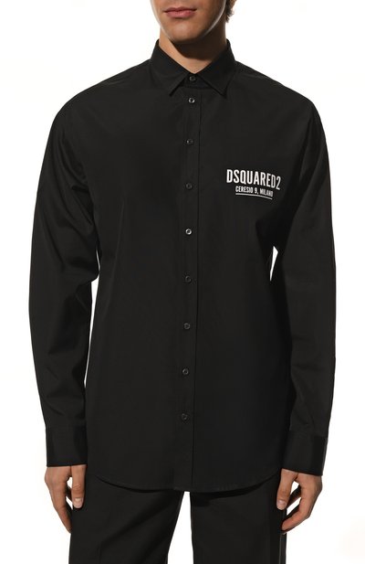Хлопковая рубашка DSQUARED2, арт. S74DM0731/S36275, фото 3