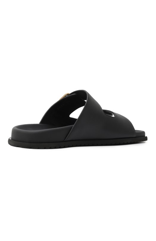 Кожаные шлепанцы New Hawaii Dolce & Gabbana CQ0632/AS738 Чёрный  CQ0632/AS738 Фото 5