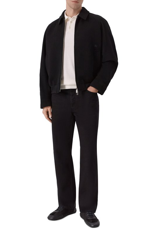 Замшевые кеды Ferragamo 029848/784466 Чёрный  029848/784466 Фото 2