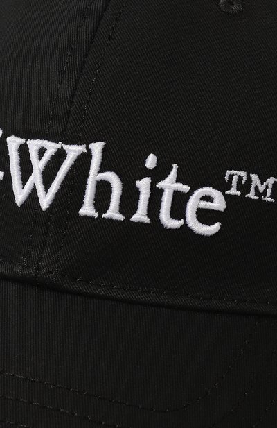 Хлопковая бейсболка OFF-WHITE, арт. 0MLB052F23FAB001, фото 4