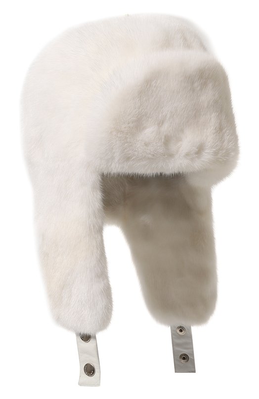 Меховая шапка-ушанка из соболя VICTORIA KUSENKOVA 321700001227 Белый 321700001227