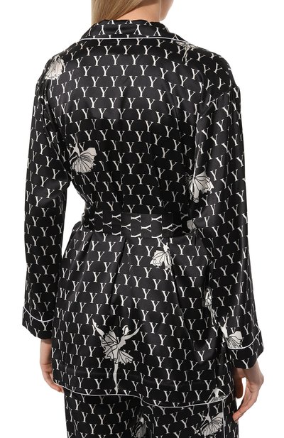 Атласная блузка YANINA, арт. T-2420A/7, фото 4