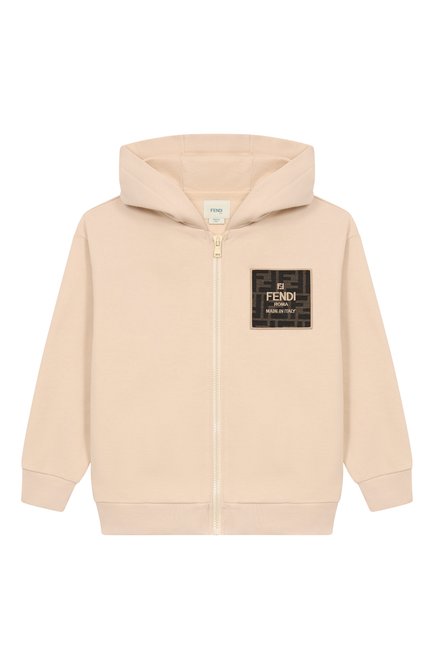Хлопковая толстовка FENDI, арт. JUH085/5V0/8-12+