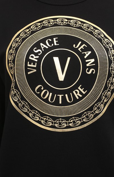 Хлопковый свитшот VERSACE JEANS COUTURE, арт. B6HZA7TX-ZDP309 REG. 48 F0IL/30318, фото 5