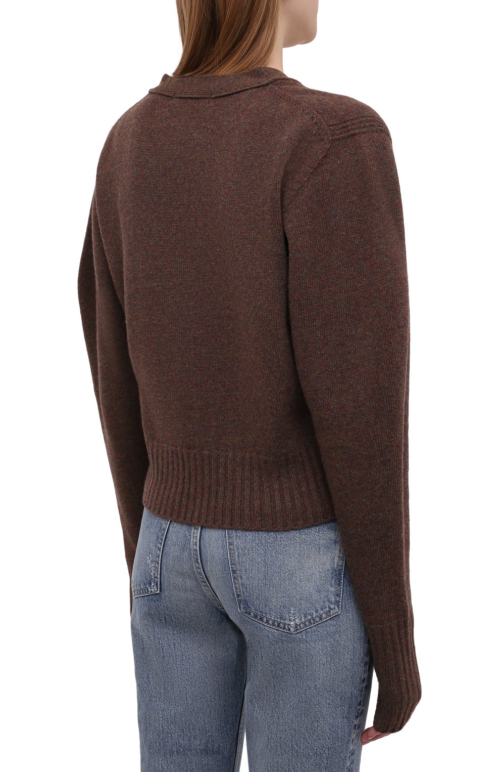 Кардиган из шерсти и кашемира LOW CLASSIC, арт. L0W21FW_KN04BR, фото 4