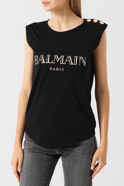 Хлопковый топ BALMAIN, арт. 148100/326I, фото 3
