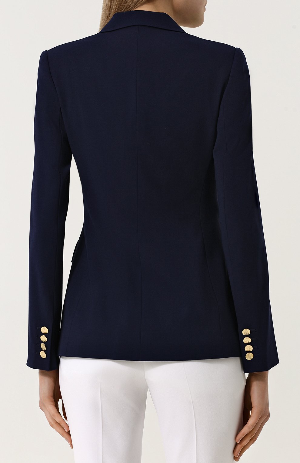 Шерстяной жакет RALPH LAUREN темно-синего цвета по цене 207000 руб., арт. 290625532, фото 4 Шерстяной жакет RALPH LAUREN, арт. 290625532, фото 4