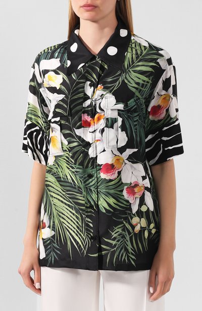 Шелковая рубашка DOLCE & GABBANA, арт. F5M75T/GDV30, фото 3