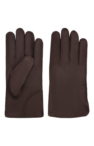 Кожаные перчатки CORTIGIANI, арт. 711132/0000, фото 2