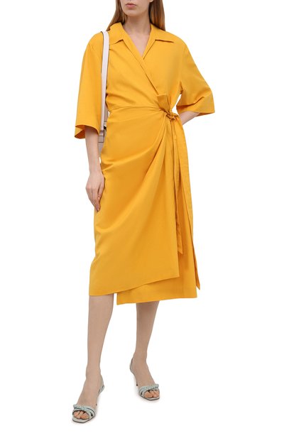 Кожаные босоножки SANTONI светло-зеленого цвета по цене 59350 руб., арт. WHNS59423HA2TPPTV20, фото 2 Кожаные босоножки SANTONI, арт. WHNS59423HA2TPPTV20, фото 2